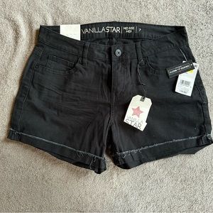 Vanilla Star Shorts Mid Rise Midi Cuffed Size 7